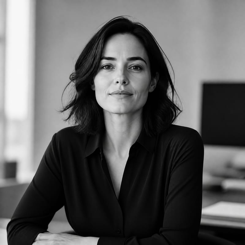 Portrait d'une femme aux cheveux longs et lisses